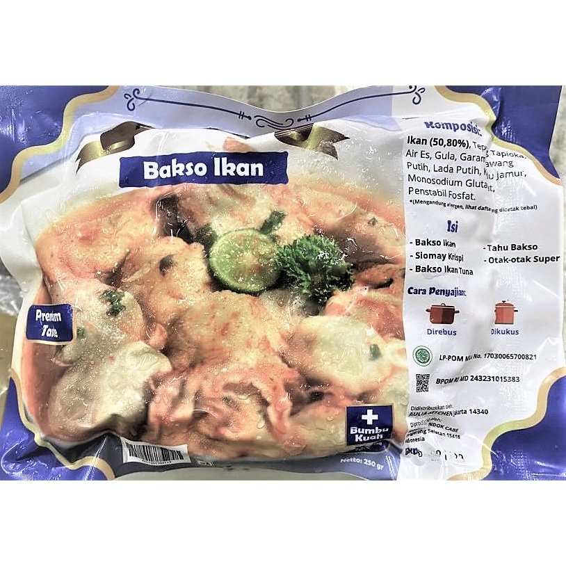 

Minta Syikit Bakso Ikan Bumbu 250gr