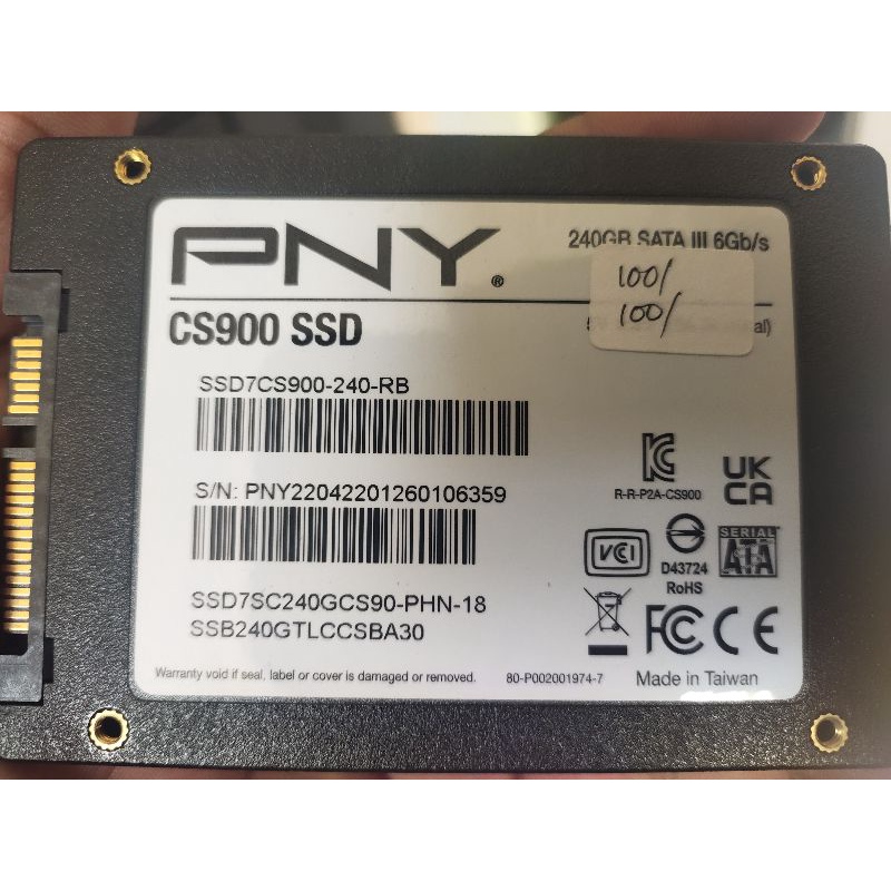 SSD 240GB PNY