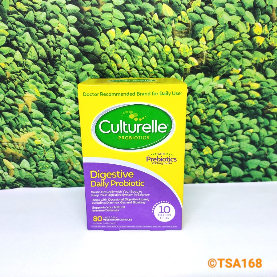 Culturelle Probiotic Digestive Daily Probiotic 80 Veg Capsule