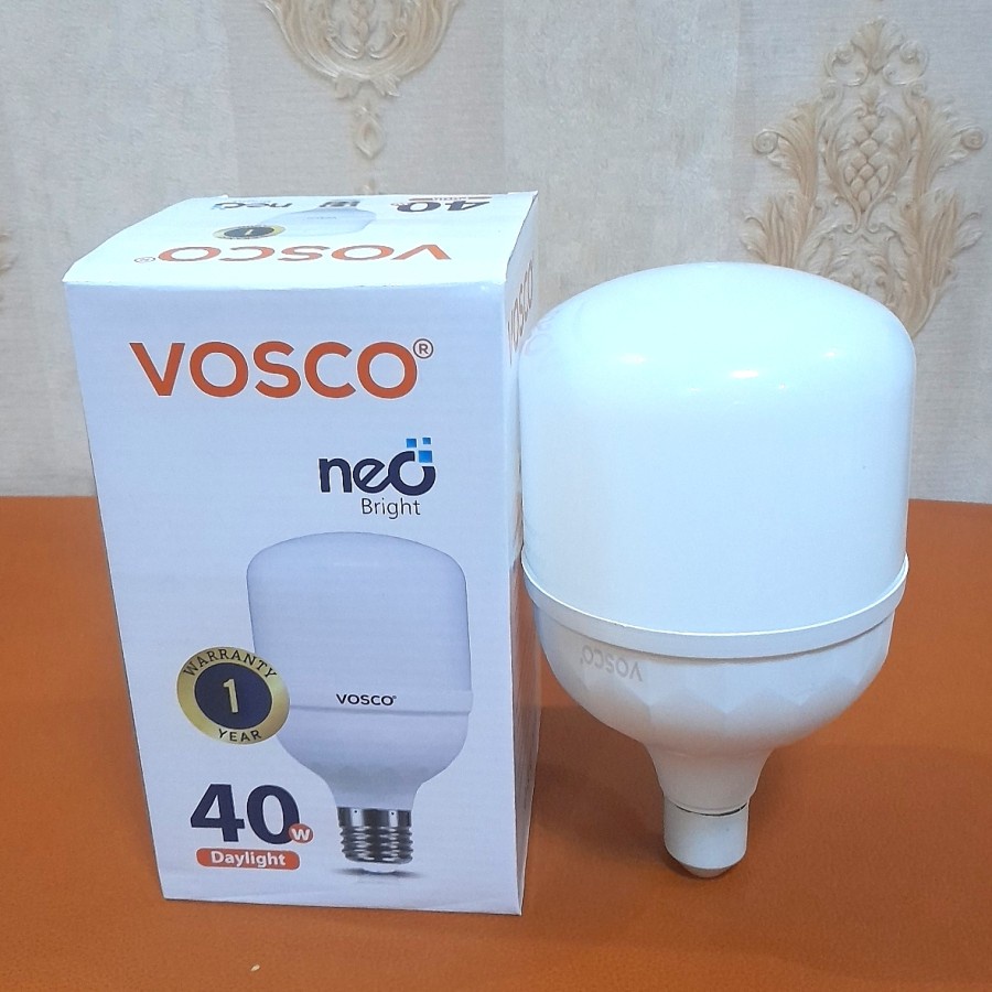 LAMPU LED  VOSCO 40 WATT /50 WATT VOSCO ..BOHLAM PUTIH ..GARANSI 1 THN