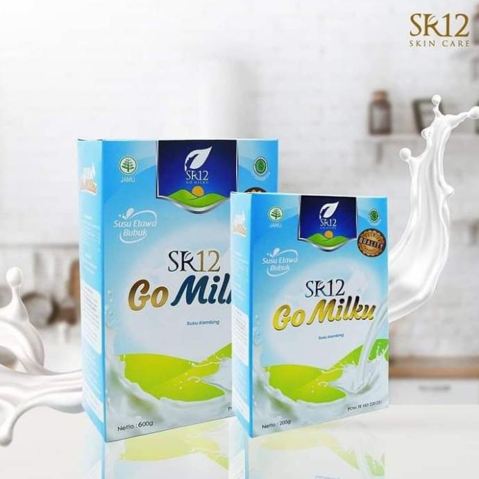 

[BISA COD] Susu Kambing Etawa Bubuk SR12 Go Milku Penggemuk Badan Anak dan Dewasa