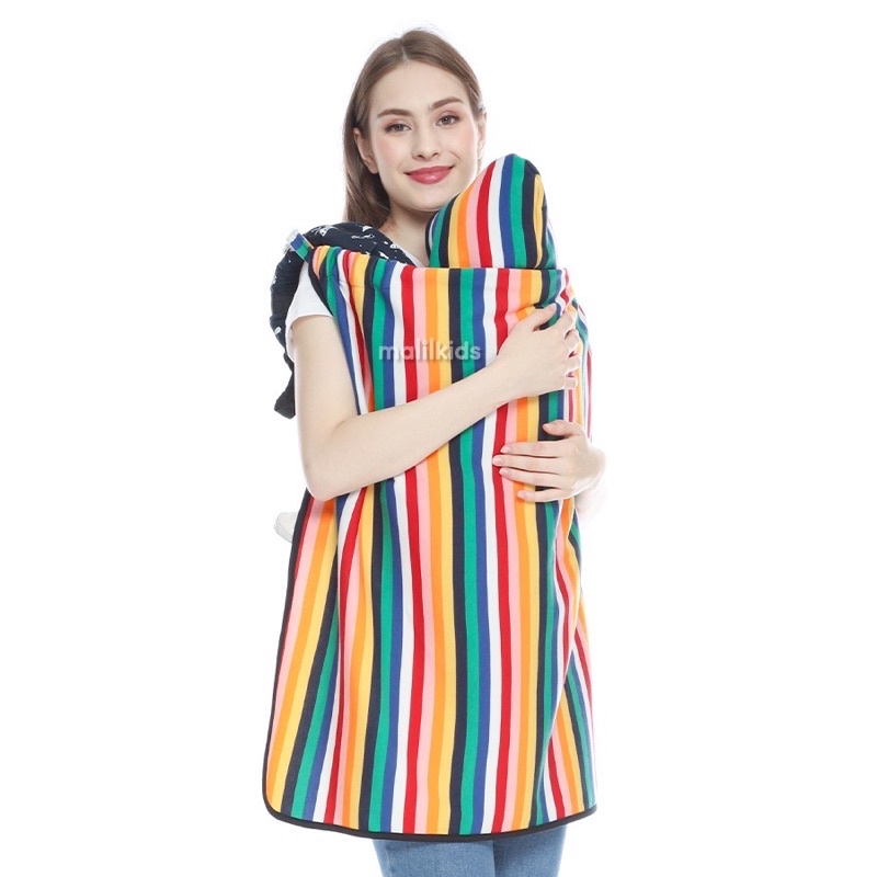 Malikikids selimut bayi blanket Clip & Go 3in1 Rainbow