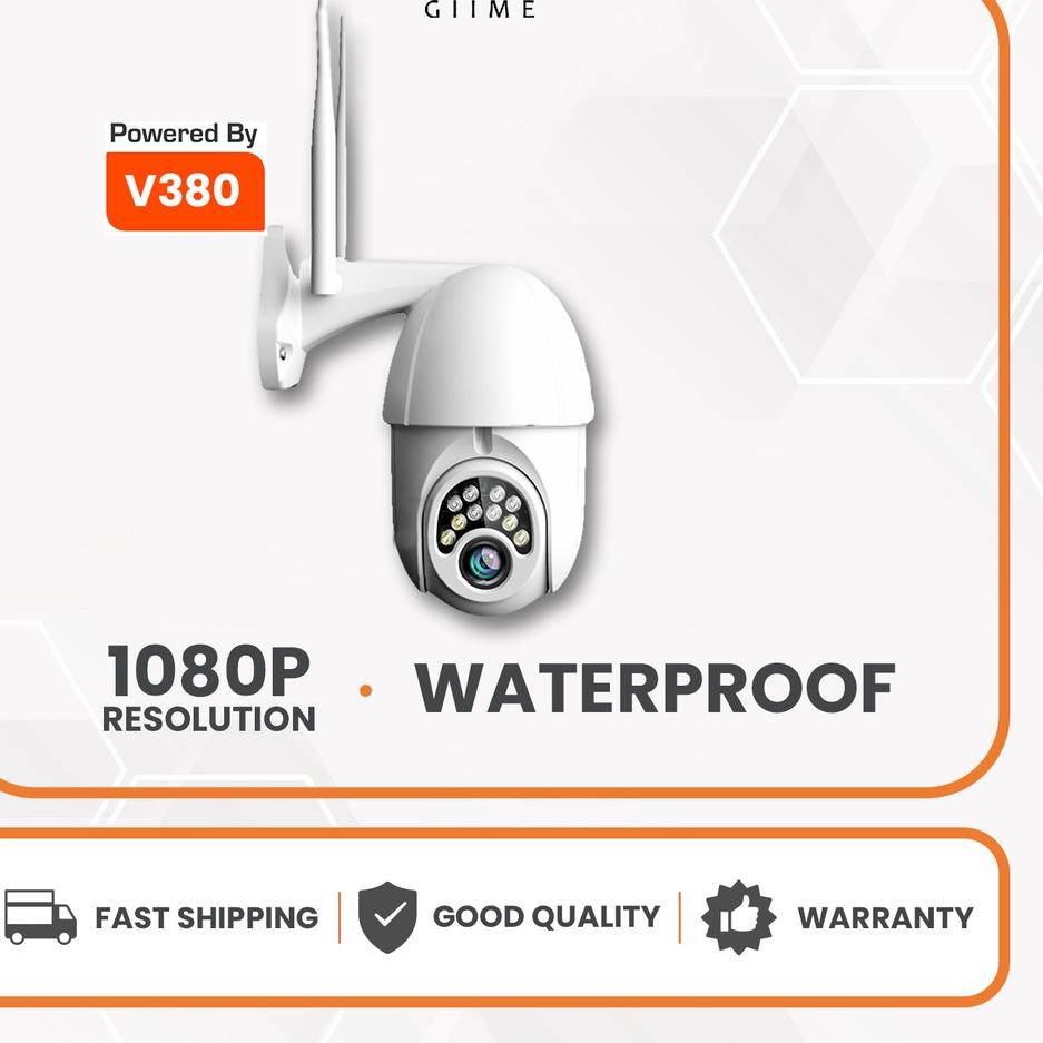 New Sale Giime.Id - ASTRO CCTV Smart Outdoor WIFI HD 1080P V380 Waterproof Infrafred Motion Detector