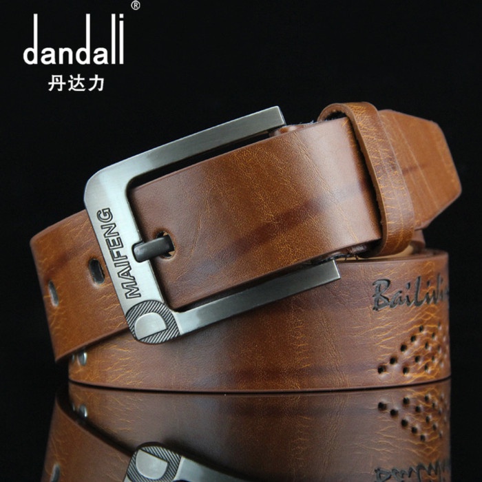 sabuk pria Kulit  MAIFENG Belt Ban Gasper Sabuk - Coklat Tua S5W5 ikat pinggang pria kulit asli ikat