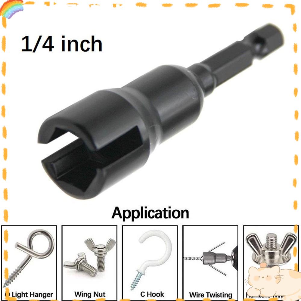 Solighter Butterfly Bolt Socket Anti Karat Kunci Konversi Socket Hexagonal Shank Socket Adapter Mur