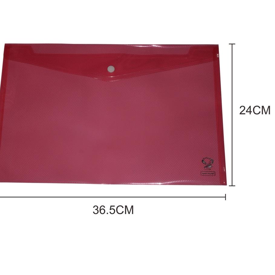 

☺_☻ EAGLE Map Plastik Kancing Bening Opaque F4 / Map Plastik / Map / Map File / File Folder / Smart Pocket 6 PCS /PACK