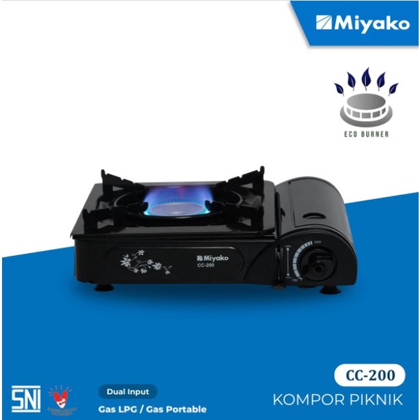 Kompor Gas Travel Miyako CC-200 / Kompor Gas Portable Miyako