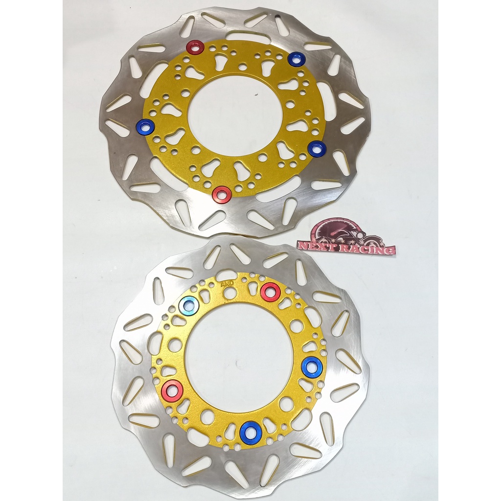 Piringan cakram vixion 1set depan belakang model standar