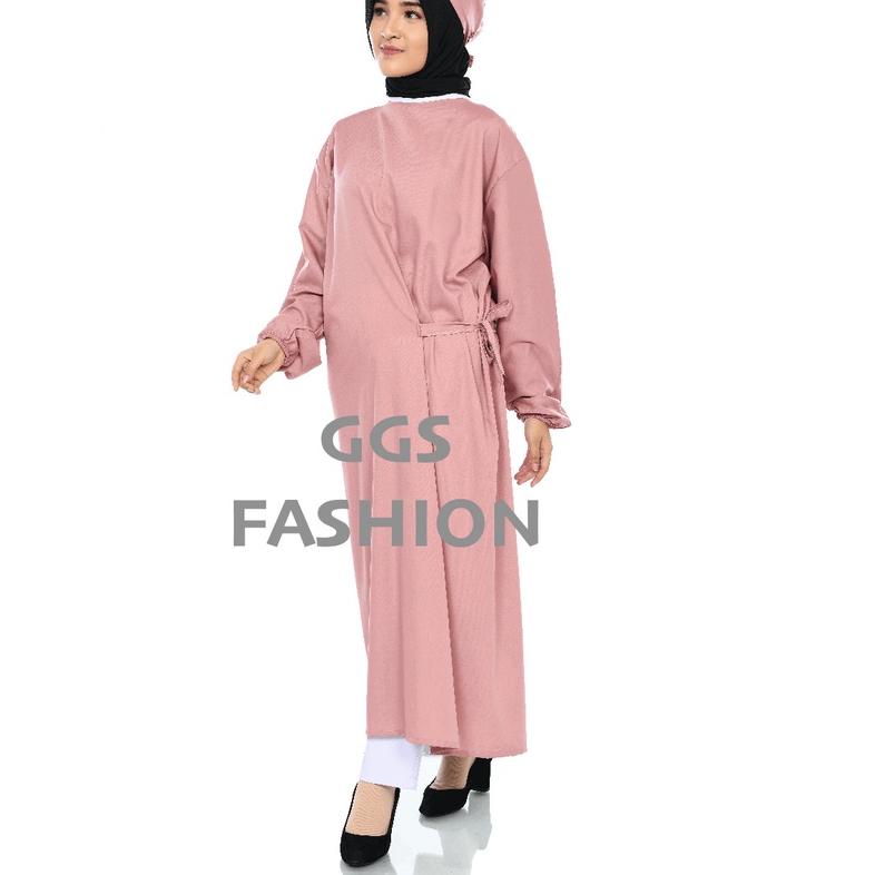 Rekomendasi APD Surgical Gown Katun Warna DUSTY PINK pakai Head Cap Gown Medis Surgical Gawn sangat 