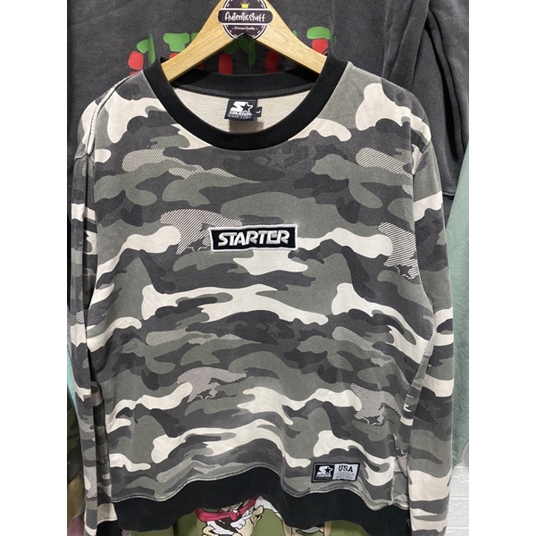 starter crewneck camo