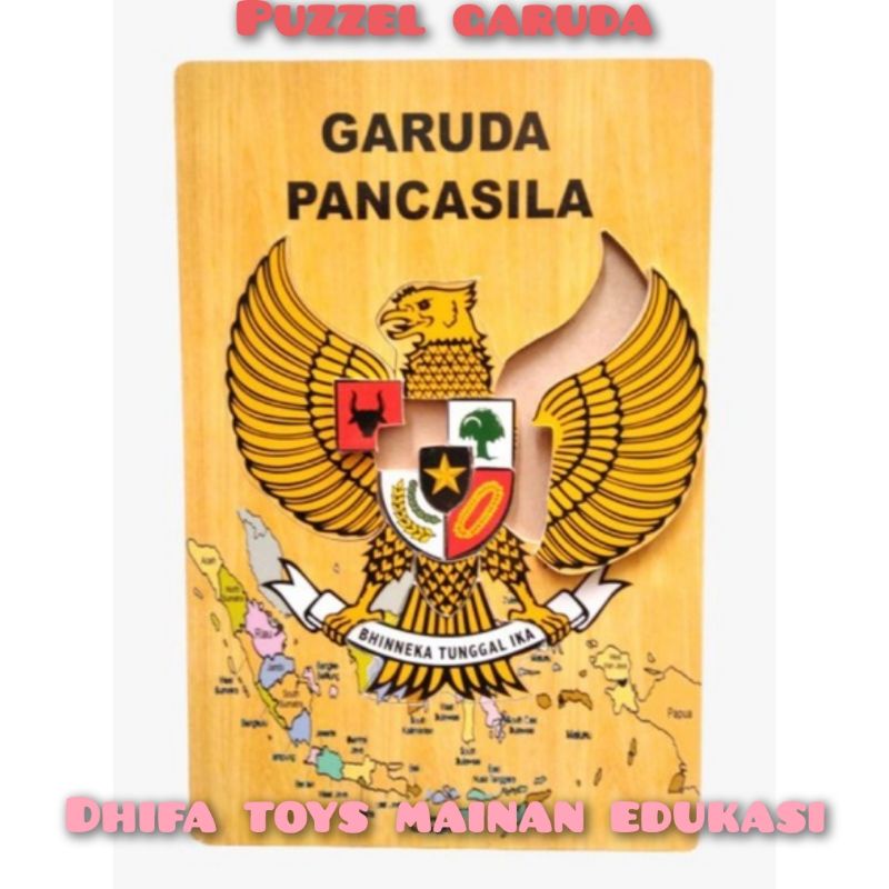 Puzzle Garuda - Mainan Edukasi Puzzle | Mainan Anak TK/Paud