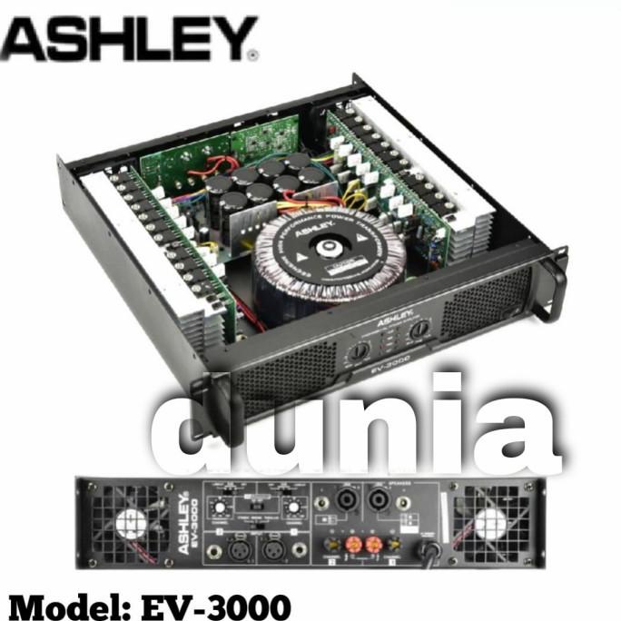 Power Ashley Ev3000 Amplifier Ashley Ev 3000 Original #Original