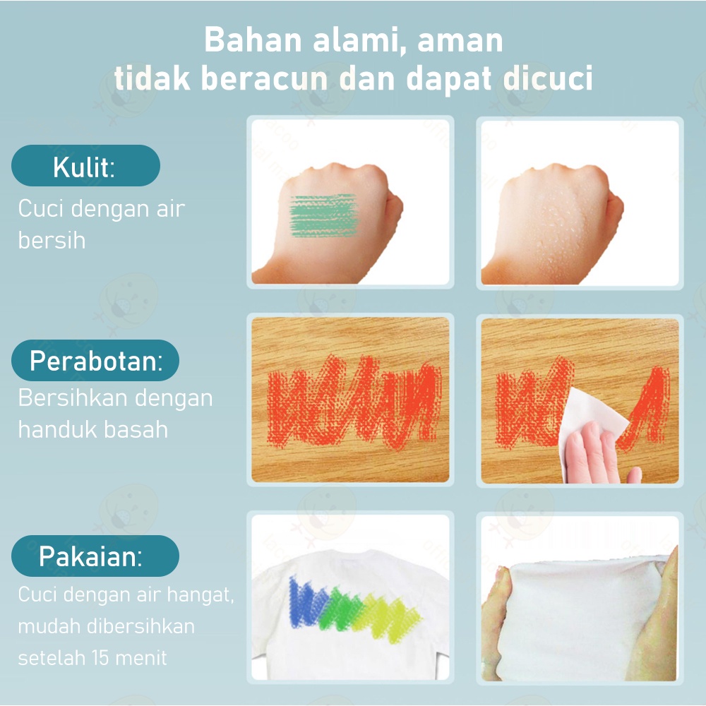 Lacoo Art set 68PCS Crayon set Pensil warna Alat krayon menggambar mewarnai