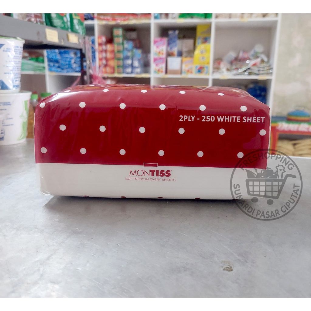 Tisu Tissue MONTISS 250 sheets 2ply