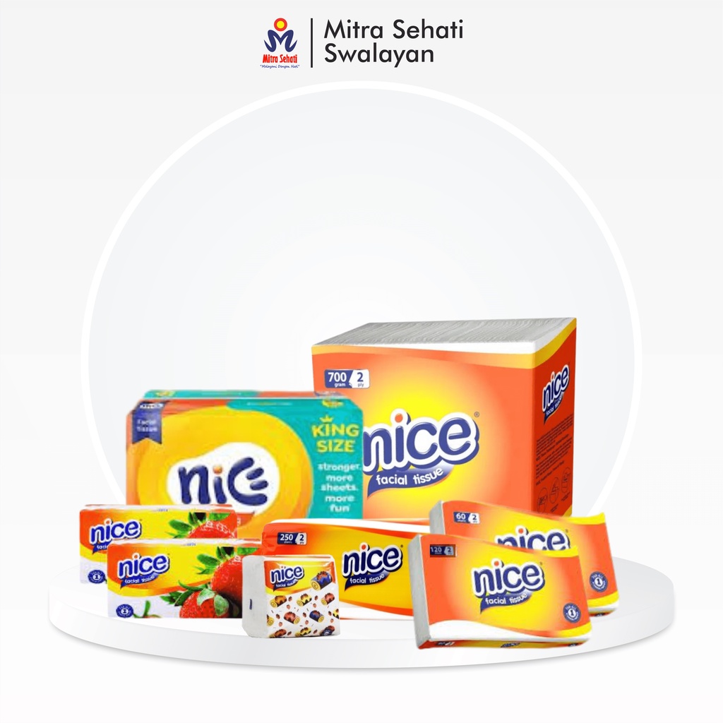 TISU NICE BANDED 2x200's, 250's, BOX 120'S, BOX 60's, PREMIUM POP UP 200's - Mitra Sehati Swalayan