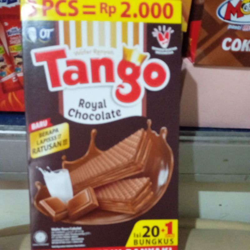 Tanggo Wafer Coklat/Vanilla ( 21× 7gr )