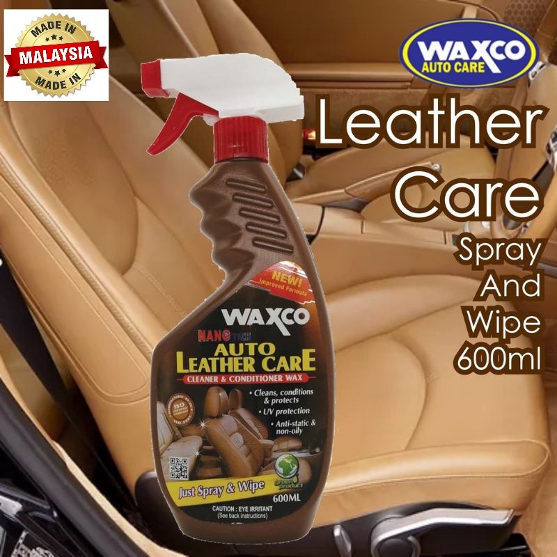 WAXCO AUTO LEATHER CARE - CLEANER &amp; CONDITIONER WAX - 600ml