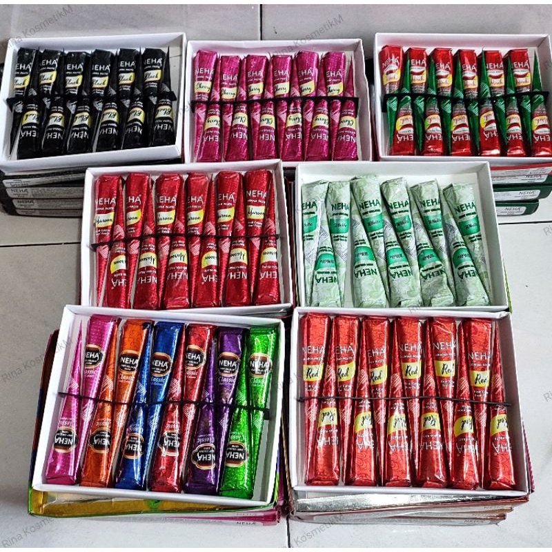 [Promo Ramadhan] Beli 1 Gratis 1 Neha Henna Paste / Inai Pengantin Halal pcs india