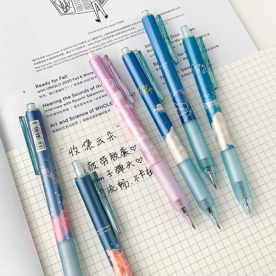 

[KODE PRODUK S80GY10054] PULPEN GEL MEKANIK ISI 6PCS / PULPEN GEL MEKANIK MOTIF LUCU FS