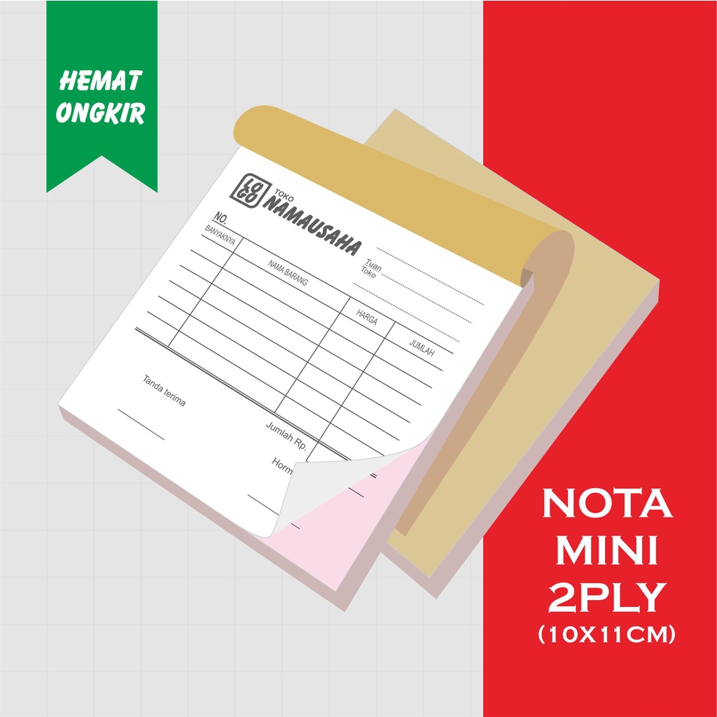 

CETAK NOTA MINI - 2PLY