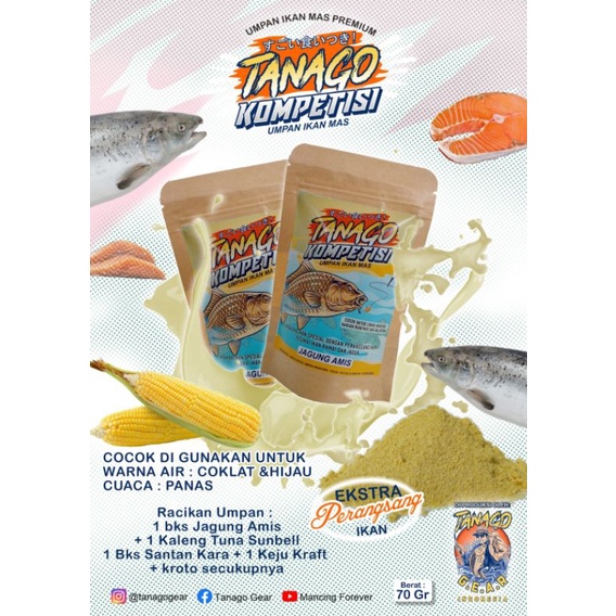UMPAN IKAN MAS "JAGUNG AMIS"