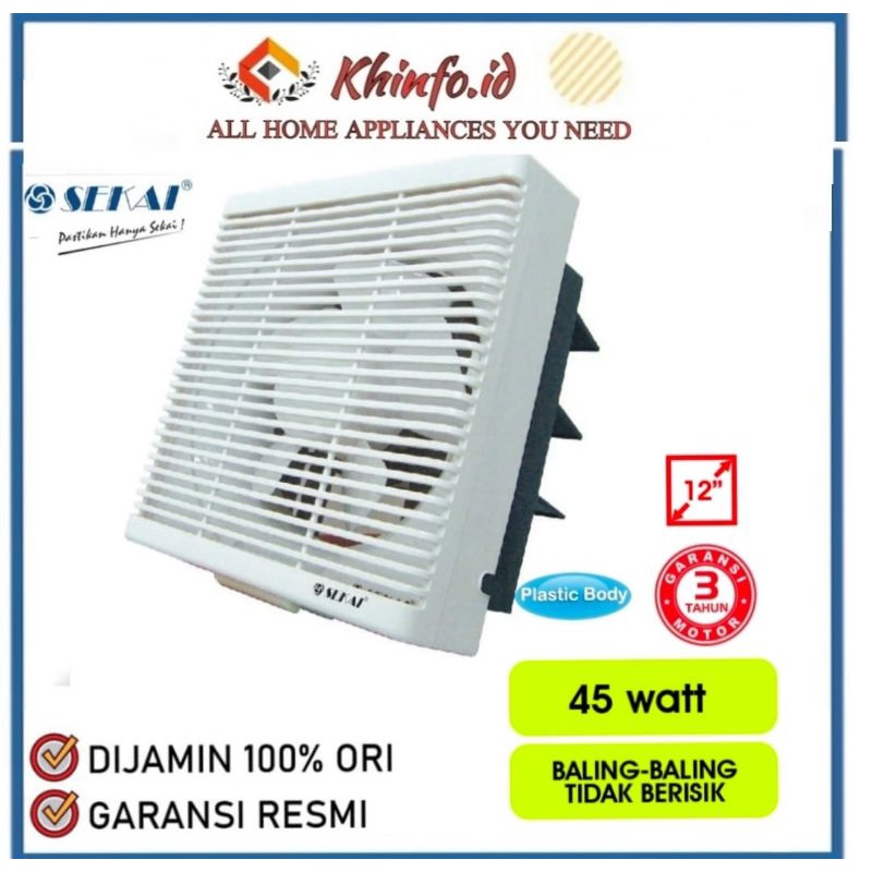 Jual Sekai Exhaust Fan Dinding Inch Wef Kipas Hexsos Sekai Kipas Eksos Sekai Wef