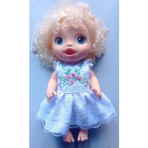 baju boneka baby doll sulam pita handmade