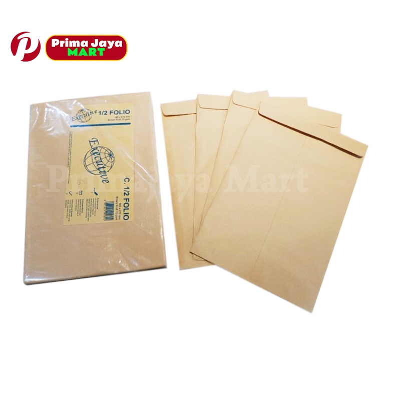 Map Amplop Coklat 1/2 Folio ( Pack )