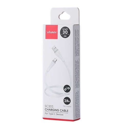 Kabel Data VIVAN SC30S Type C 2.4A | ITECHBALI