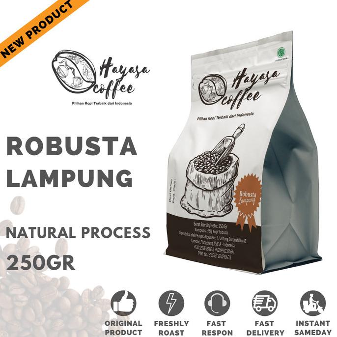 

[BISA COD] Kopi Hayasa Lampung Robusta - 250 Gr