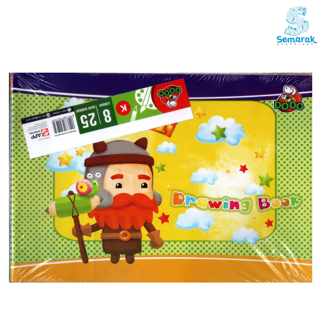 

Dodo Buku Gambar Kecil 18x26 [1 Pack/25 Pcs @ 8 Lembar]