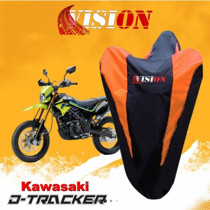 COVER MOTOR VISION D-TRACKER OUTDOOR TIDAK LUNTUR &amp; WATERPROOF