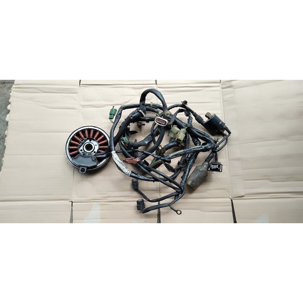 Magnet Spul Vario 110 fi Led esp Original K46 Magnet Spul Flywheel rotor Stator comp Wireharness Kab