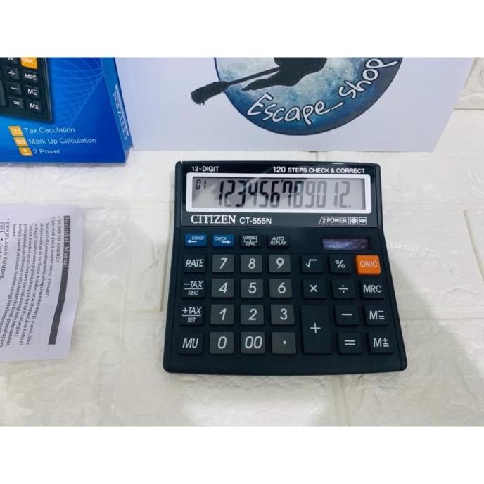

Kalkulator Citizen Ct 555 N - Calculator Type Ct 555N