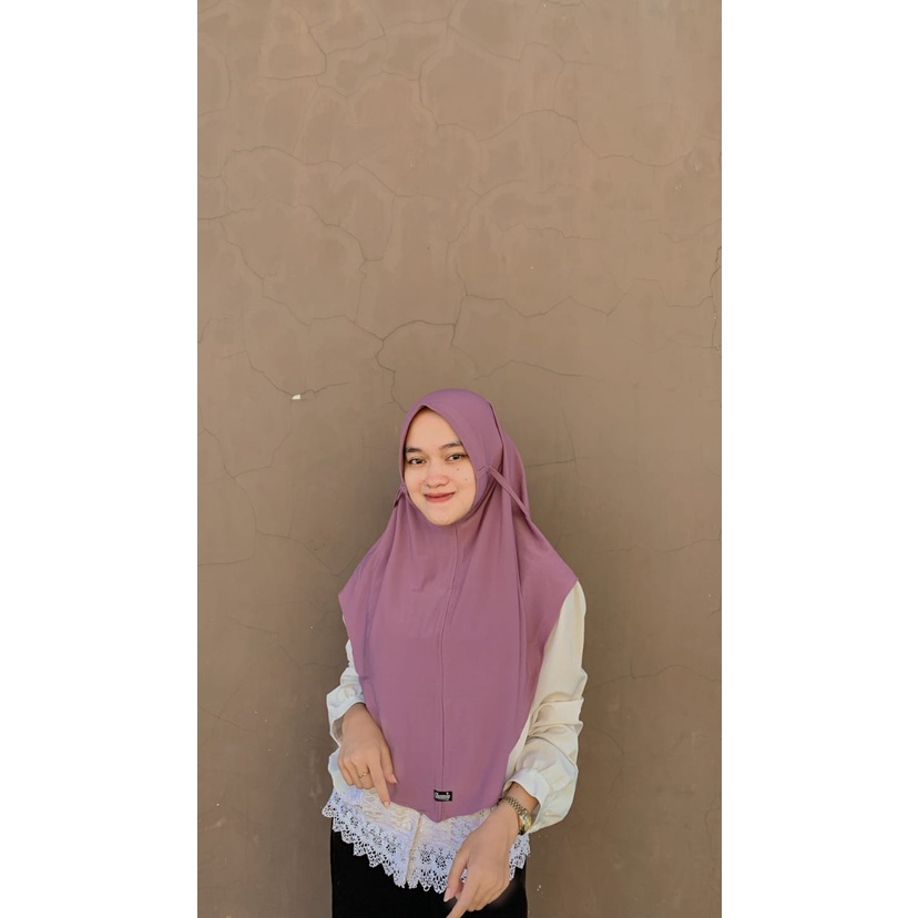 Bergo Shafa Warna Lilac Super Premium