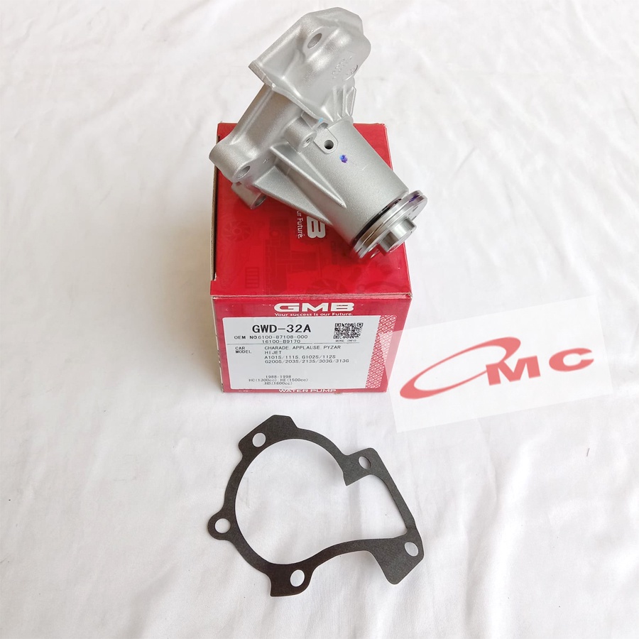 Water Pump Pompa Air Daihatsu Zebra S89 S91 Espass 1.3 GMB GWD-32A