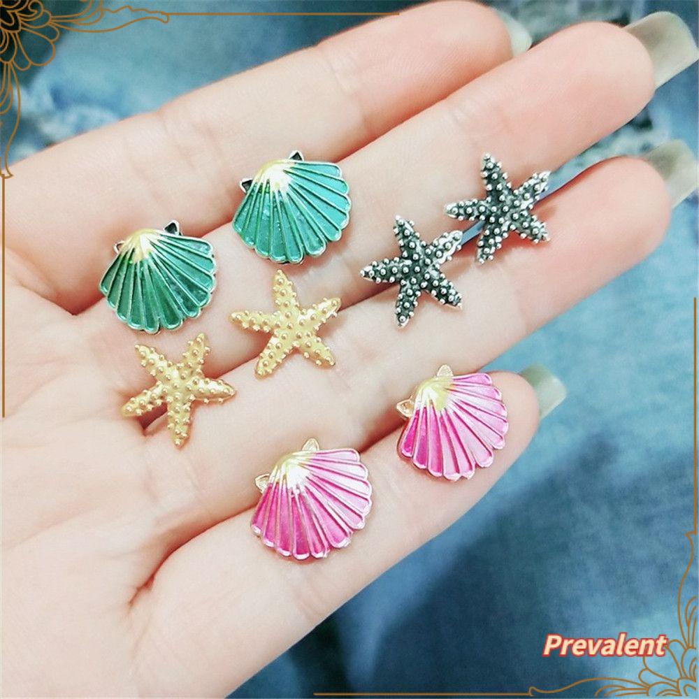 Anting Tusuk PREVA Aksesoris Baru Bohemian Bintang Laut