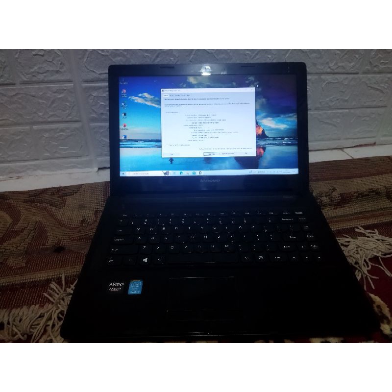 Laptop gaming Lenovo g40-80 Intel Core i5 gen 5 Ram 8 GB Hdd 500gb Dual VGA    Intel hd graphics 550