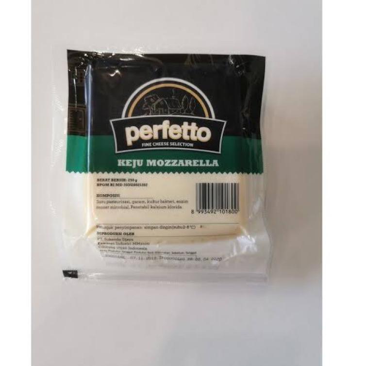 

Bagus Dipakai Perfetto Keju Mozzarella Cheese 250gr ORI 100% 0