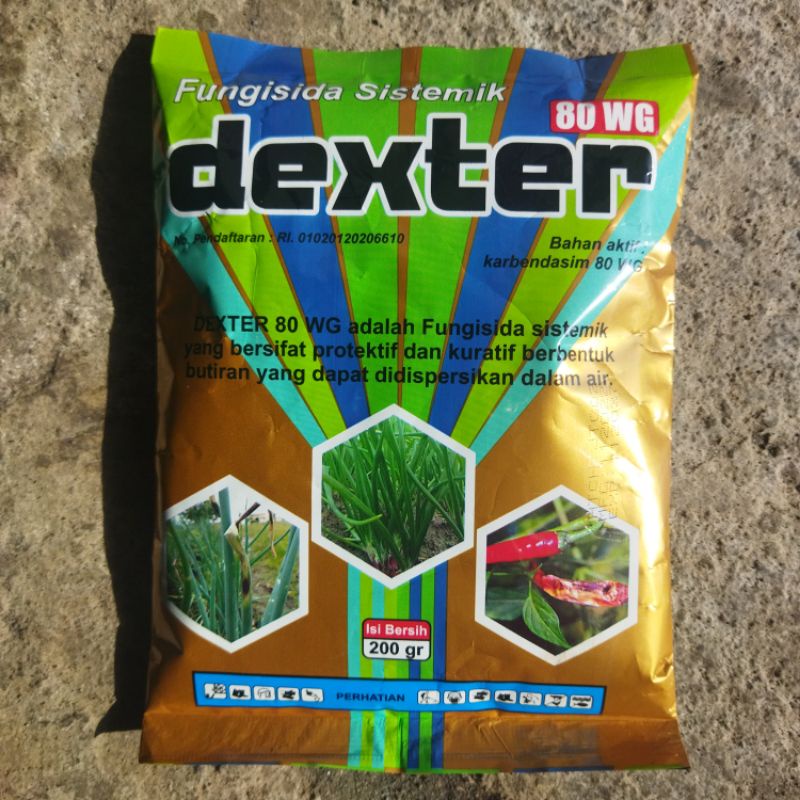 FUNGISIDA KARBENDAZIM DEXTER 80 WG( 200 GR)