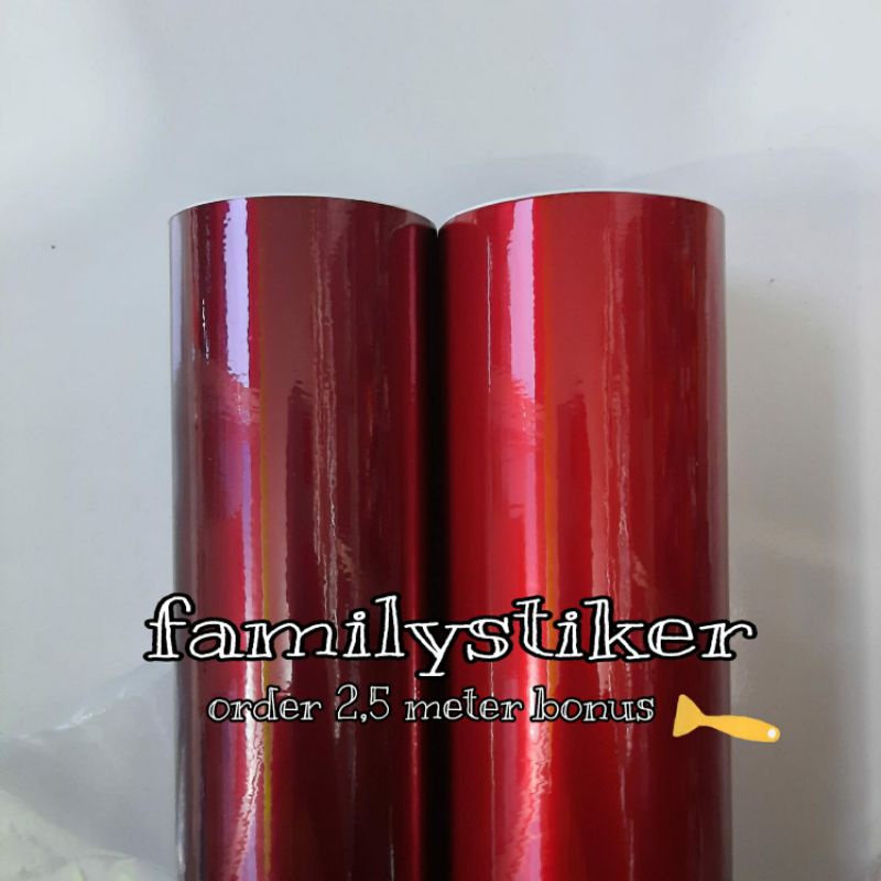 SKOTLET MOTOR DARK RED CANDY,STICKER MOTOR DARK RED METALIC ,SKOTLET DARK RED METALIC CANDY