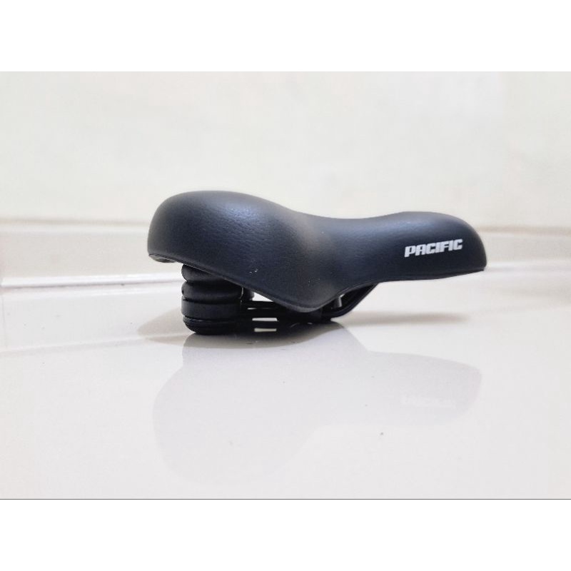 Pacific SP-H174 Saddle Sepeda Gell Super Nyaman Empuk Sadel Sepeda Mini Jel Per Elastomer Jok Jog Mini City Bike Mtb