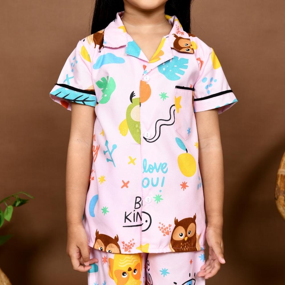 Monalisa Piyama Anak 2 - 4 Tahun ( Kids Size L ) Motif Karakter / Piyama Anak Perempuan