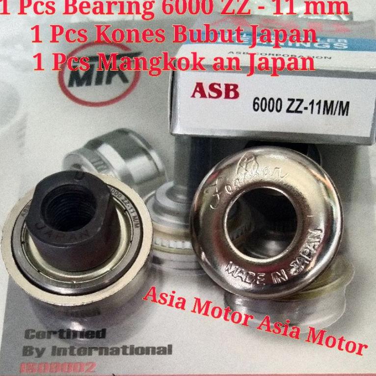 Seri[T26C]-✓) Laker Konis Kones Bearing 6000 Freehub As Roda Belakang Sepeda Anak Minion Mini Trek F
