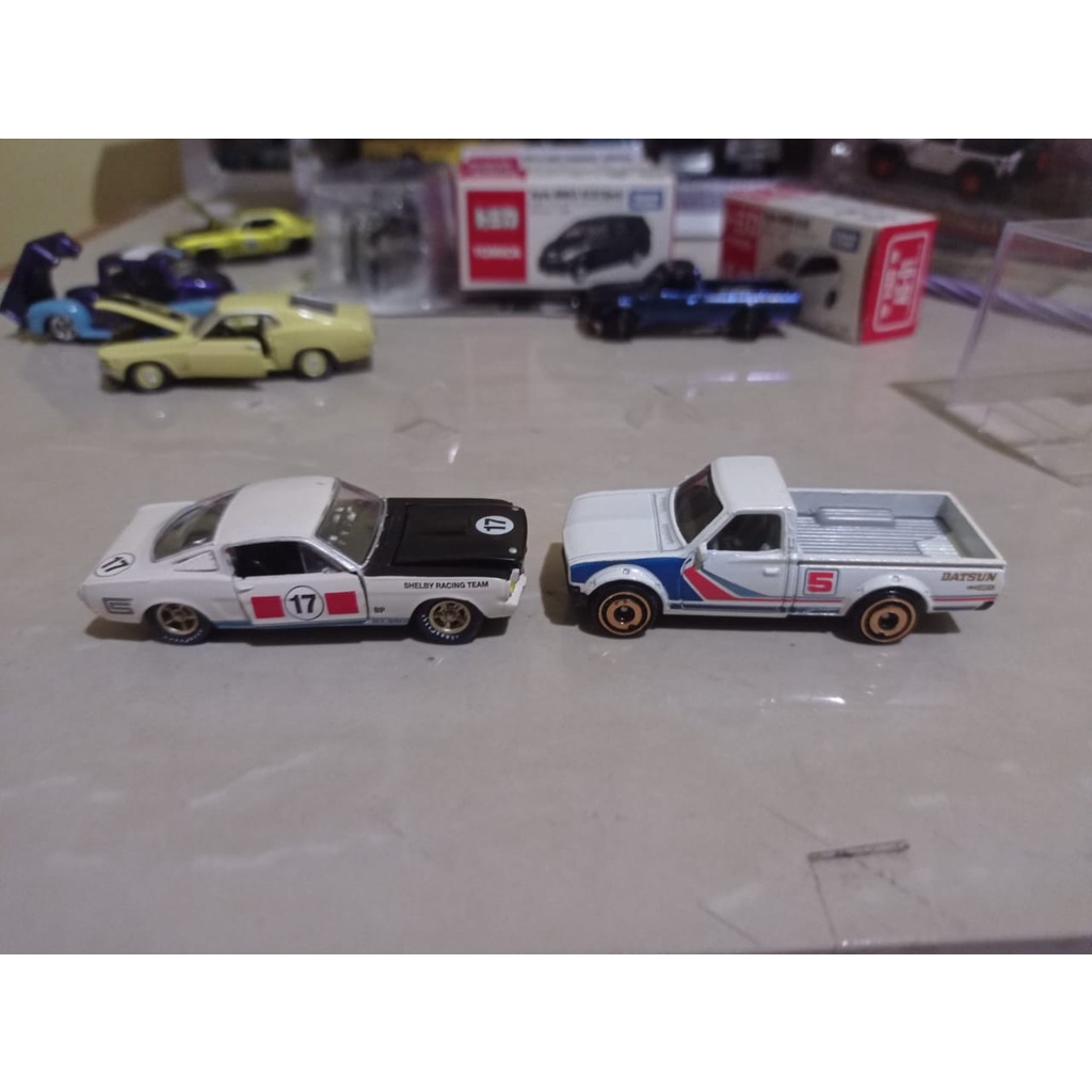 M2  1965 Ford Mustang Shelby GT 350r ban karet open door & kap mesin seukuran HOTWHEELS