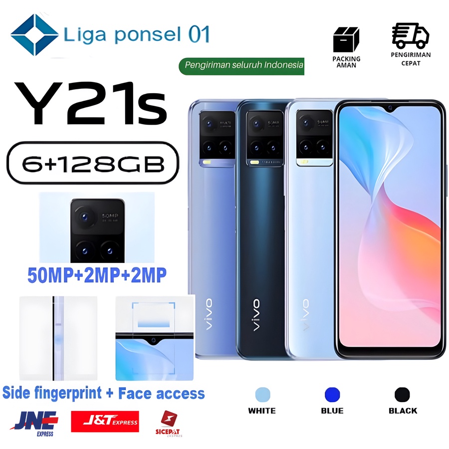 VIVO Y21 S FULL SET TERBARU 6/128 GB BERGARANSI