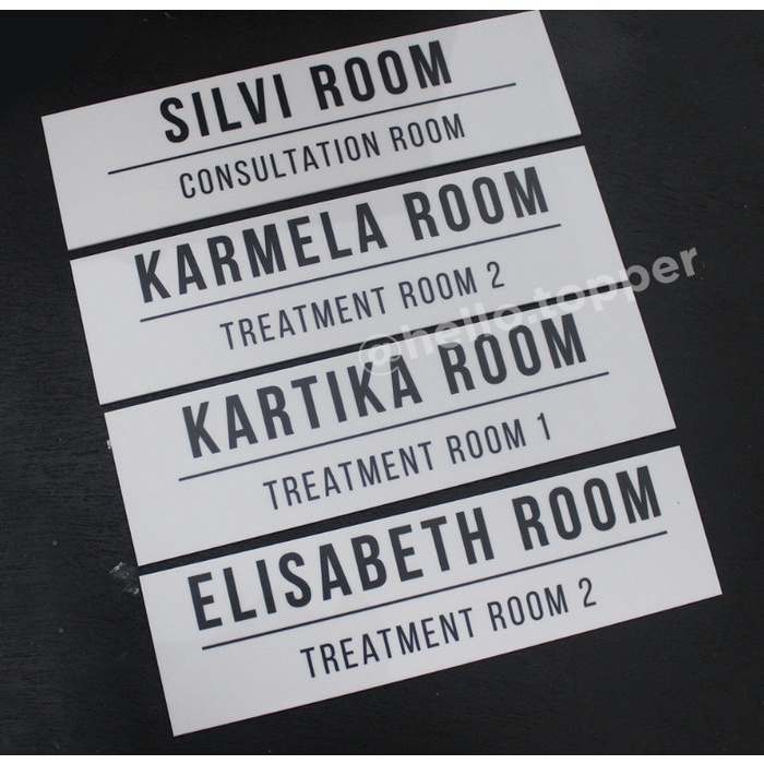 

SIGN AKRILIK NAMA RUANGAN DOOR SIGN ACRYLIC LABEL SIGNAGE