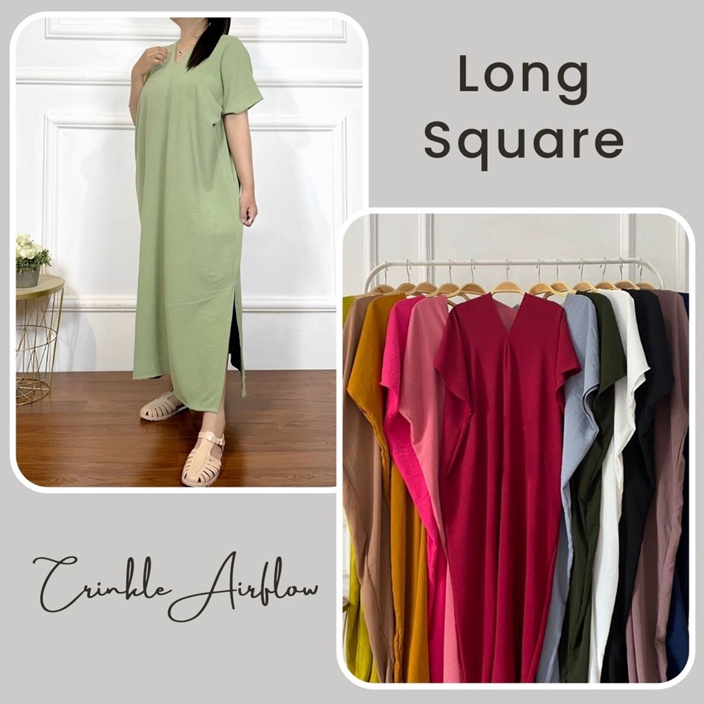 LONG SQUARE BLUS FASHION KEKINIAN CRINKLE AIRFLOW