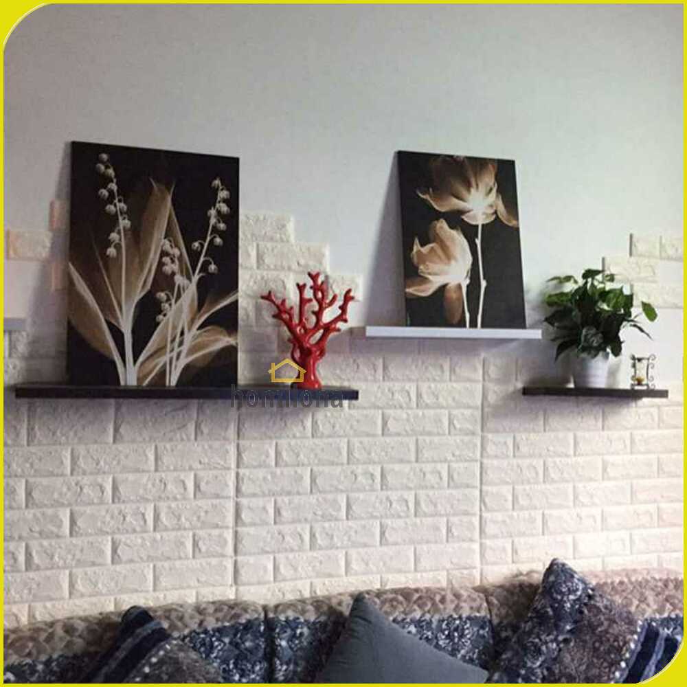 Sticker Wallpaper Dinding 3D Embosed Model Bata 77x70cm - WP072