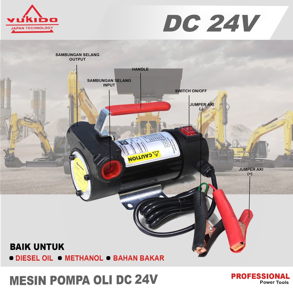 NEW Pompa Sedot Oli 24V DC Mobil Motor Oil Pump Pompa Transfer minyak/oli/Solar DC 24V Pomp oli Pompa Solar 24V DC